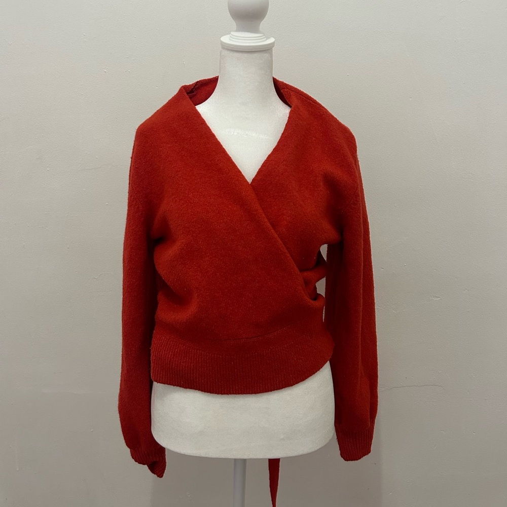 & Other Stories wrap sweater